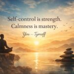 Self-Control is Strength. Calmness is Mastery. you – Tymoff