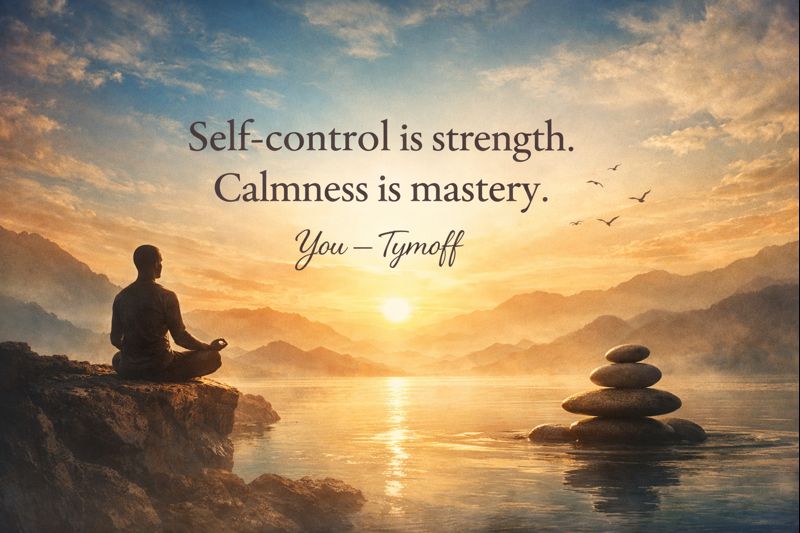 Self-Control and Calmness: Mastering Your Inner Strength – Tymoff’s Wisdom Introduction: Understanding the Power of Self-Control and Calmness In today’s fast-paced world, where distractions and stress are constant companions, the ability to maintain self-control and calmness is more important than ever. The quote, “Self-control is strength. Calmness is mastery. You – Tymoff,” captures a timeless truth: true personal power comes not from external achievements, but from inner discipline and emotional regulation. While strength often implies physical or mental capability, Tymoff reminds us that the real strength lies in controlling our impulses, desires, and reactions. Similarly, calmness is not simply the absence of chaos but the mastery of one’s own mind, allowing clarity, focus, and rational decision-making even in difficult circumstances. What is Self-Control? Self-control is the ability to regulate one’s thoughts, emotions, and actions in alignment with long-term goals rather than immediate desires. It is an essential skill for personal development, mental health, and professional success. Individuals with strong self-control are more likely to make thoughtful decisions, maintain healthy relationships, and resist negative habits. Key aspects of self-control include: Aspect Description Example Emotional regulation Managing emotional reactions Remaining calm during an argument Impulse control Delaying immediate gratification Avoiding unnecessary spending to save money Focus Maintaining attention on priorities Completing work without distractions Self-discipline Following a planned routine Exercising regularly even when tired Tymoff’s quote emphasizes that self-control is not a passive trait but a form of strength—a muscle that can be developed through consistent practice and awareness. Calmness as Mastery While self-control is about restraining impulses, calmness is about mastering your inner state. Calmness allows individuals to respond thoughtfully rather than react impulsively. Mastery over calmness means achieving a balance between emotions and reasoning, leading to better decision-making, improved relationships, and mental peace. Benefits of Calmness Enhanced problem-solving: Calm minds process information better. Reduced stress: Maintaining calm reduces anxiety and emotional burnout. Improved communication: Calm individuals listen and respond more effectively. Better leadership: Leaders who stay calm inspire trust and confidence. Tymoff’s words suggest that calmness is not a passive state but a deliberate practice of mastering oneself—a skill that differentiates ordinary responses from extraordinary wisdom. The Interconnection Between Self-Control and Calmness Self-control and calmness are deeply interconnected. Strong self-control supports calmness because it allows you to regulate emotions and avoid impulsive reactions. Conversely, calmness strengthens self-control by providing a mental environment where decisions are rational and deliberate. Trait How it Supports the Other Practical Example Self-Control Enables calmness under pressure Choosing not to yell when frustrated Calmness Reinforces self-control Taking a deep breath before making financial decisions Both Promote emotional intelligence Maintaining composure in stressful meetings By integrating these qualities, individuals can achieve personal mastery, where actions are intentional, reactions are measured, and life feels more balanced. How to Develop Self-Control and Calmness Mindfulness Practices: Meditation and deep-breathing exercises improve awareness of emotions and reduce impulsive behaviors. Set Clear Goals: Having defined objectives strengthens focus and helps resist distractions. Routine and Discipline: Consistent daily habits build resilience and reinforce self-control. Reflect and Learn: Regular self-reflection helps understand triggers and emotional patterns. Practice Patience: Delaying gratification cultivates both self-control and inner calm. Tymoff’s philosophy teaches that these qualities are not inherent but cultivated. Anyone can enhance self-control and calmness with deliberate practice and patience. Real-Life Applications of Tymoff’s Wisdom Workplace: Remaining composed in stressful meetings ensures better decision-making. Personal Life: Avoiding impulsive reactions strengthens relationships. Health: Controlling unhealthy habits and maintaining routines improves physical and mental health. Leadership: Calm, self-controlled leaders inspire trust, respect, and loyalty. Conclusion: Embrace Your Inner Strength and Mastery Tymoff’s words remind us that true power lies within. Self-control is strength because it enables us to act with intention rather than reaction. Calmness is mastery because it allows us to navigate life with wisdom, clarity, and emotional resilience. By cultivating both, we can achieve a balanced, fulfilling, and purposeful life. The journey towards self-control and calmness is ongoing, but each step brings you closer to mastery over yourself and your circumstances. In essence, you—the individual—are the ultimate instrument of your own strength and calmness.