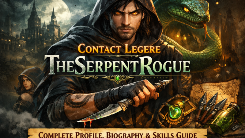 Contact Legere TheSerpentRogue: Complete Profile, Biography & Skills Guide